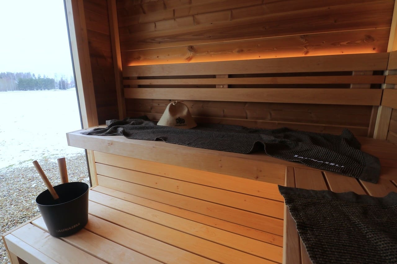 Leil® Patio M 5 Person Outdoor Sauna with Changing Room - Image 25