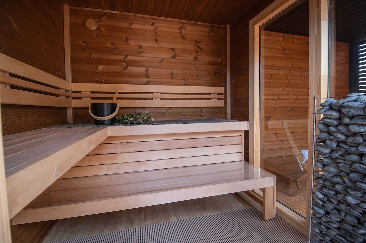 Leil® Patio S Plus 4 Person Outdoor Sauna - Image 13