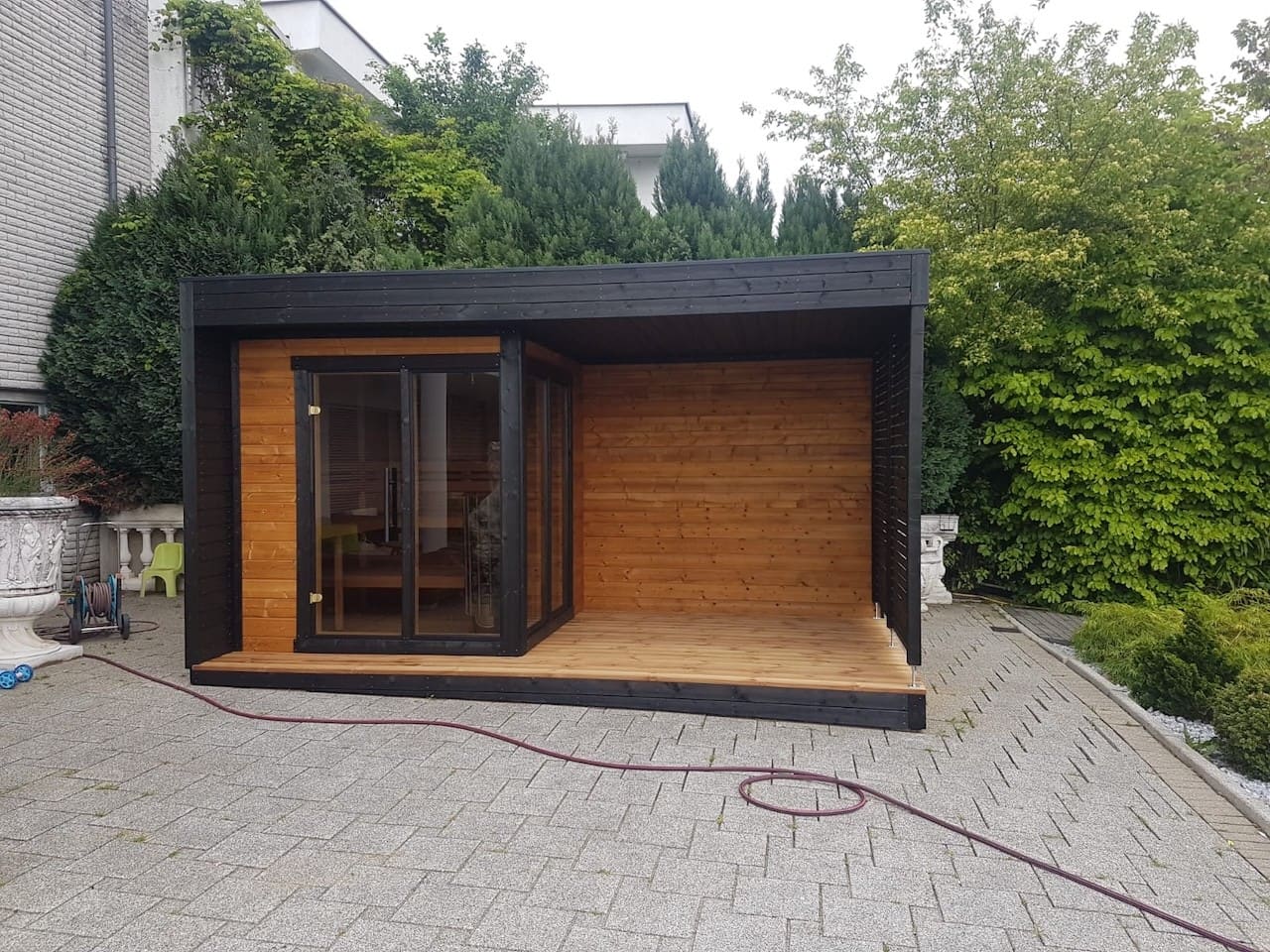 Leil® Patio S Plus 4 Person Outdoor Sauna - Image 14