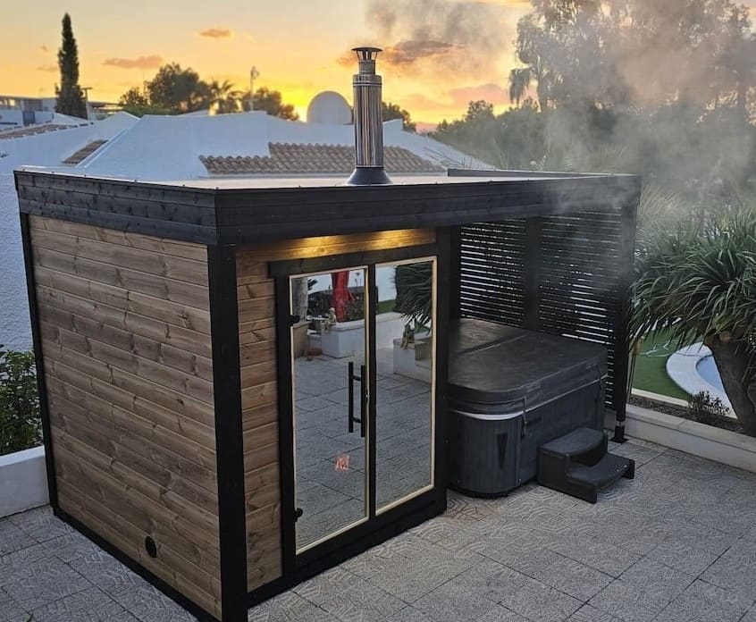 Leil® Patio S Plus 4 Person Outdoor Sauna - Image 18