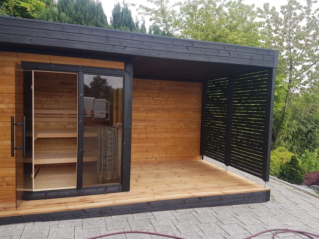Leil® Patio S Plus 4 Person Outdoor Sauna - Image 26