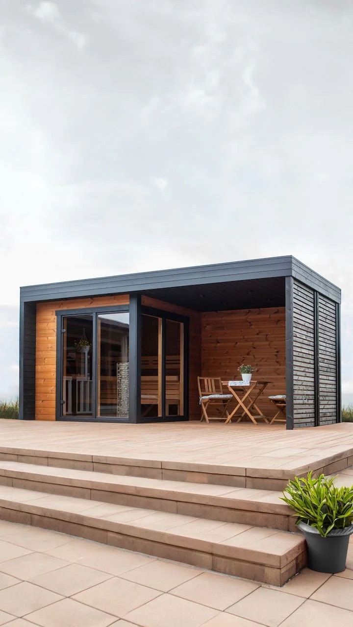 Leil® Patio S Plus 4 Person Outdoor Sauna - Image 9