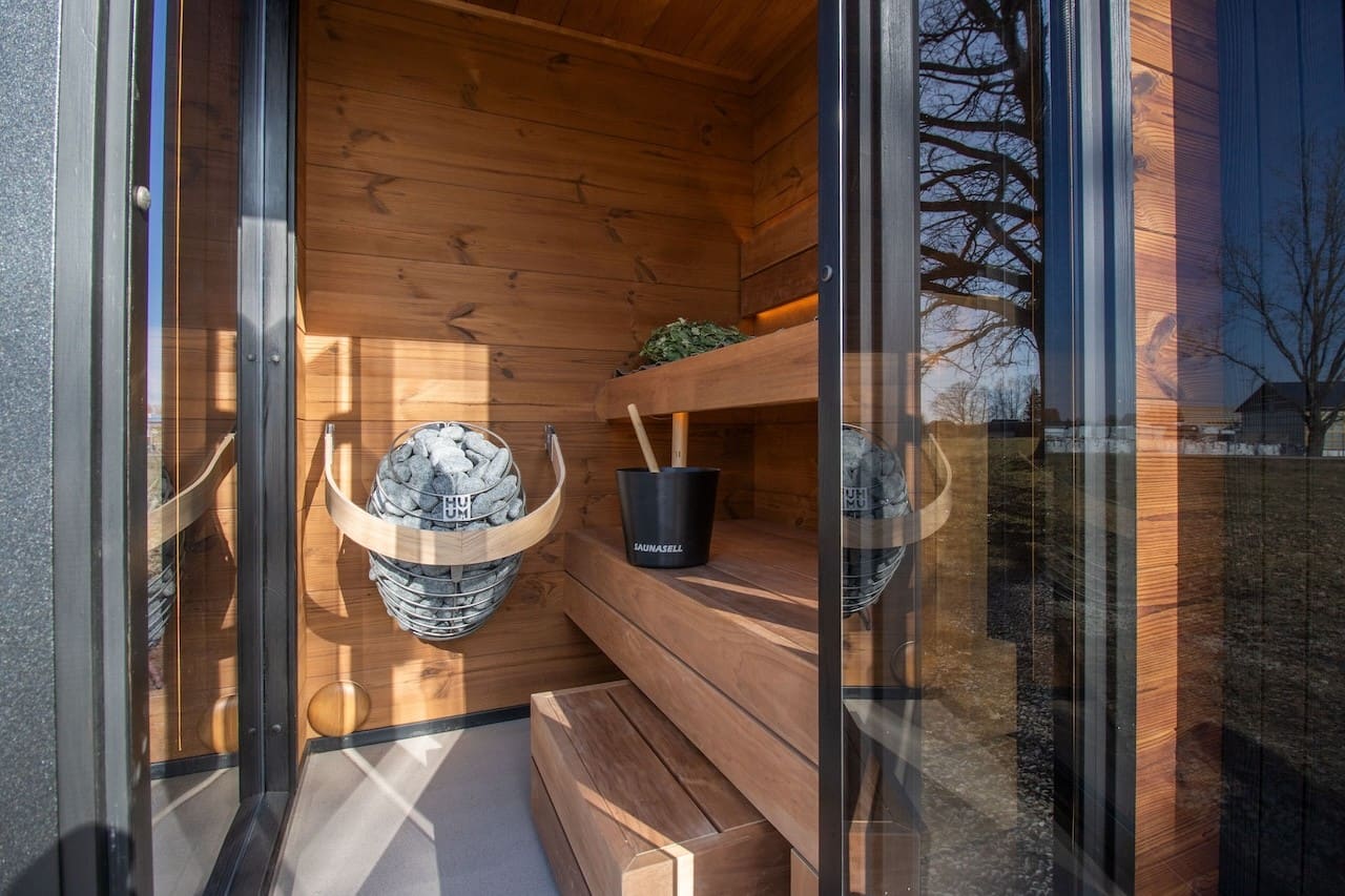 Leil® Primo Mini 2 Person Outdoor Sauna - Image 4