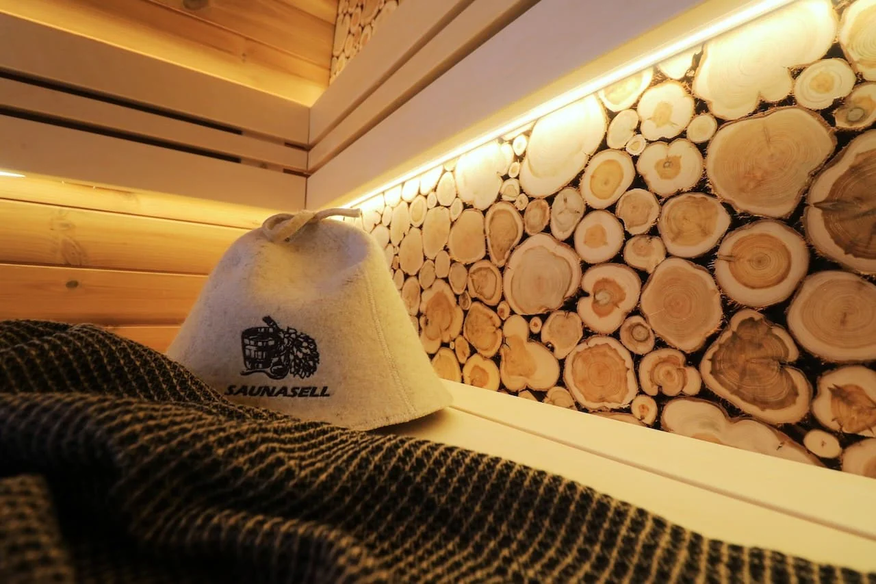 Leil® Round Cube Mini Outdoor Sauna 4-5 Person - Image 17