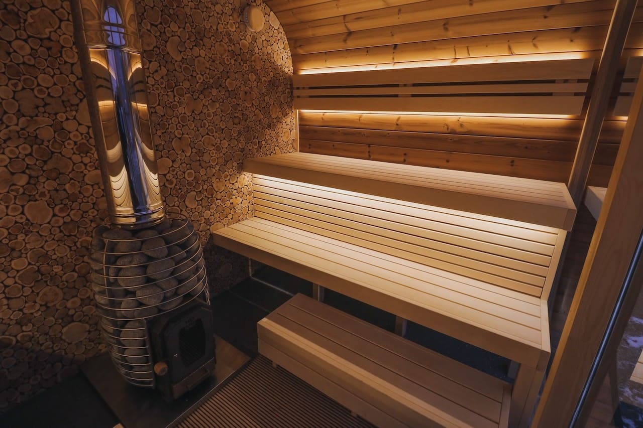 Leil® Round Cube Single Outdoor Sauna 6-8 Person - Image 20
