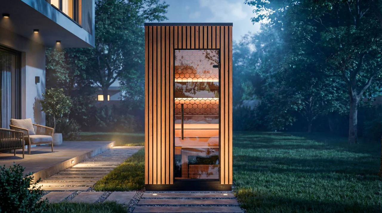 Leil® Viva 120 1-2 Person Outdoor Sauna - Image 7