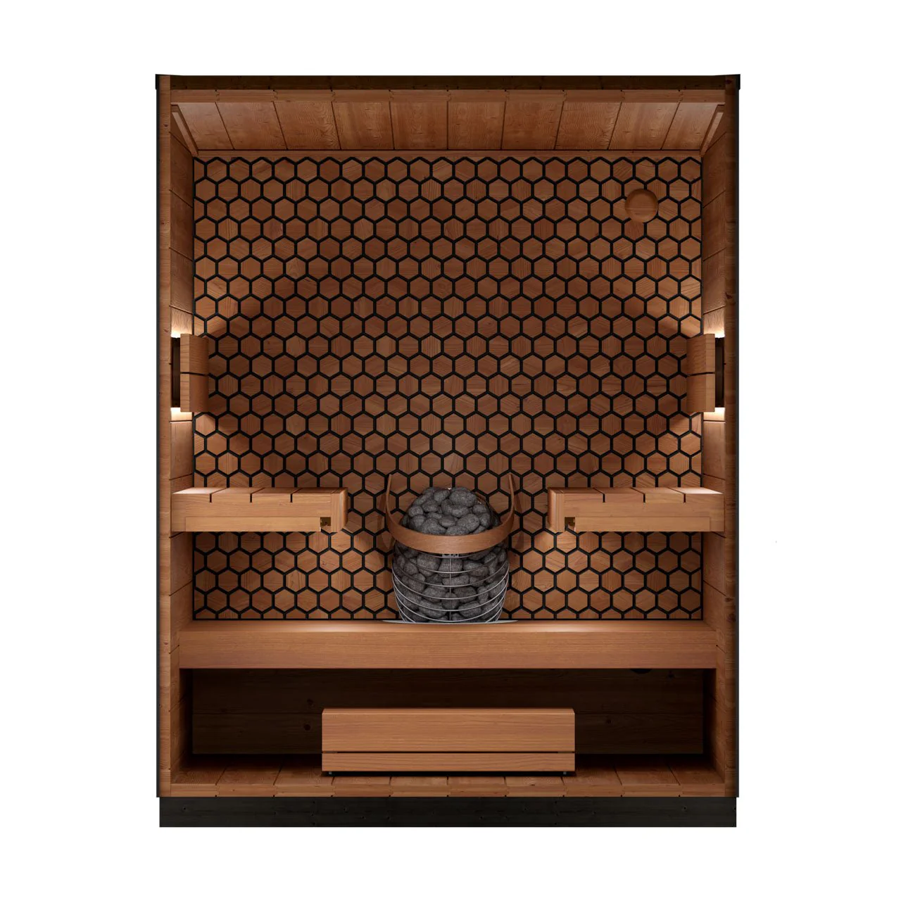 Leil® Viva 180 4-6 Person Outdoor Sauna - Image 2