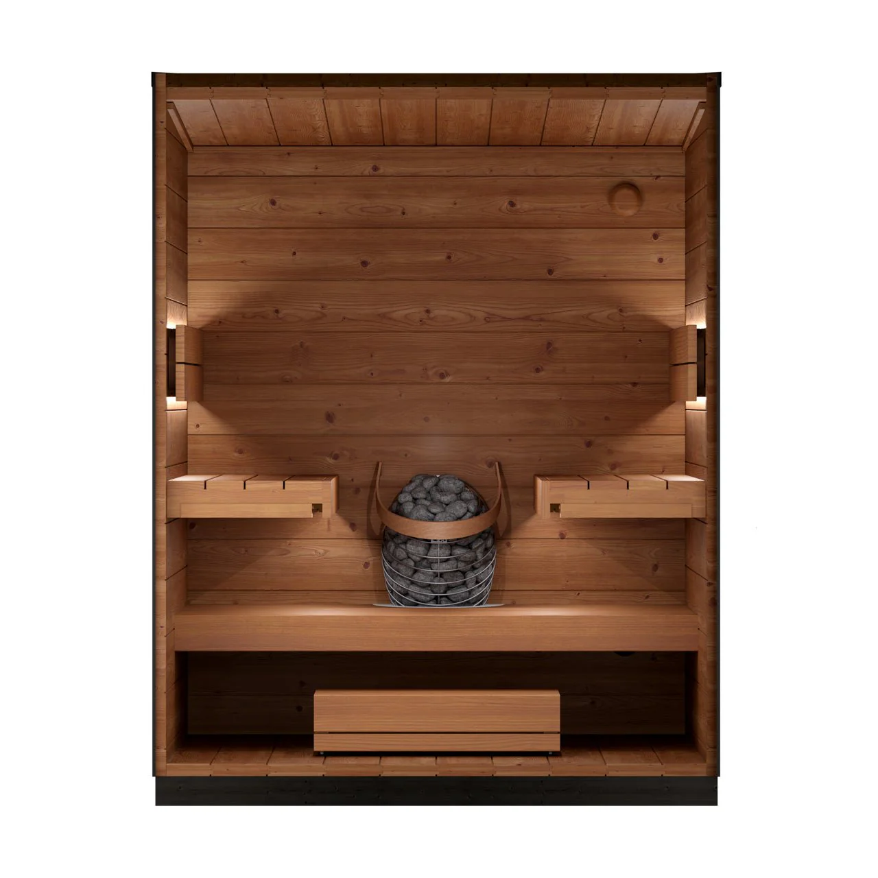 Leil® Viva 180 4-6 Person Outdoor Sauna - Image 4