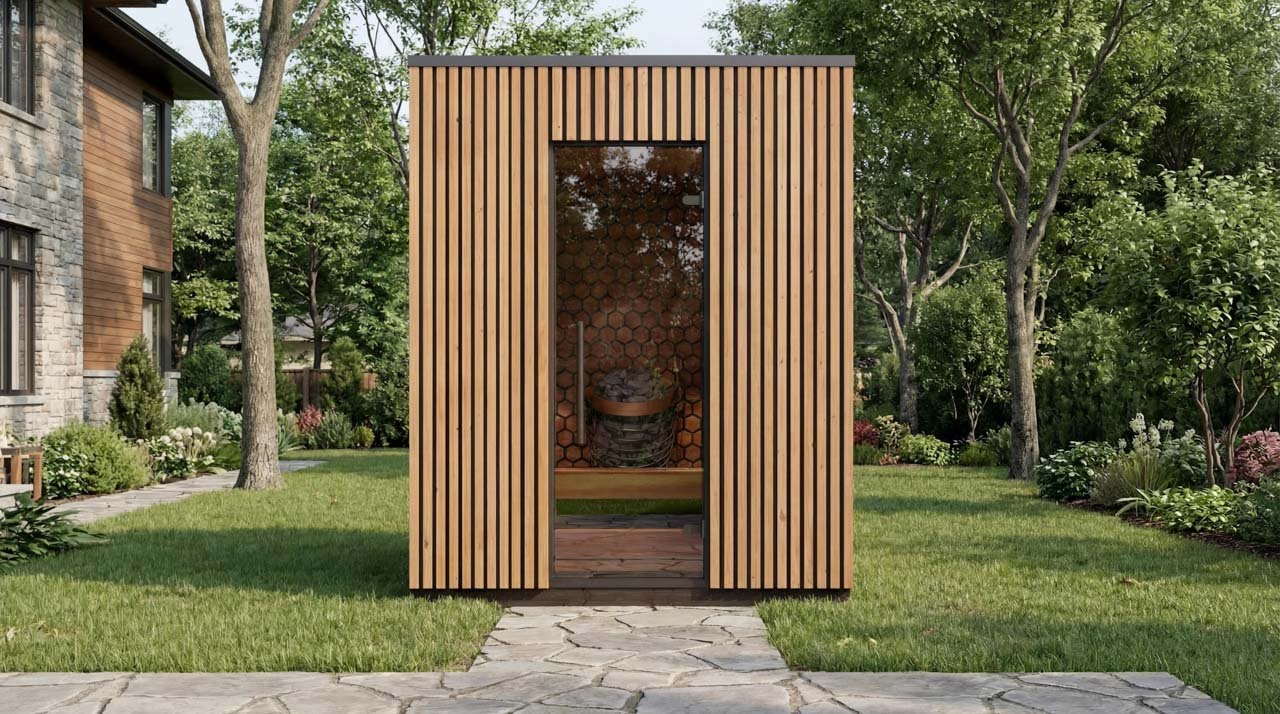 Leil® Viva 180 4-6 Person Outdoor Sauna - Image 6