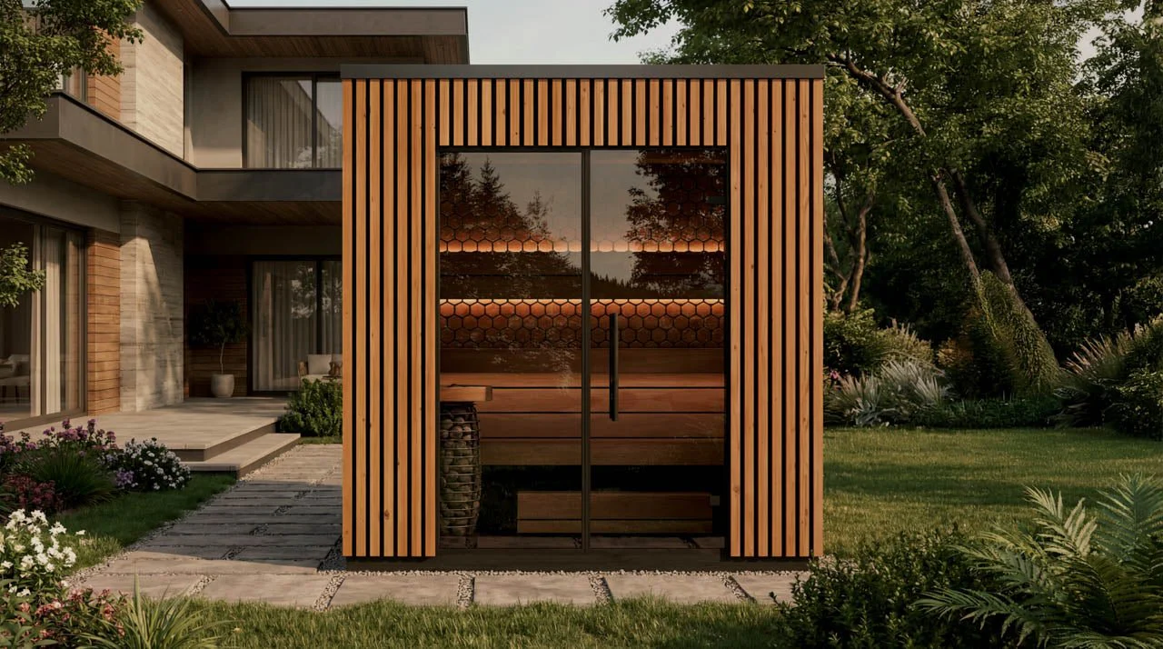 Leil® Viva 210 3-4 Person Outdoor Sauna - Image 11