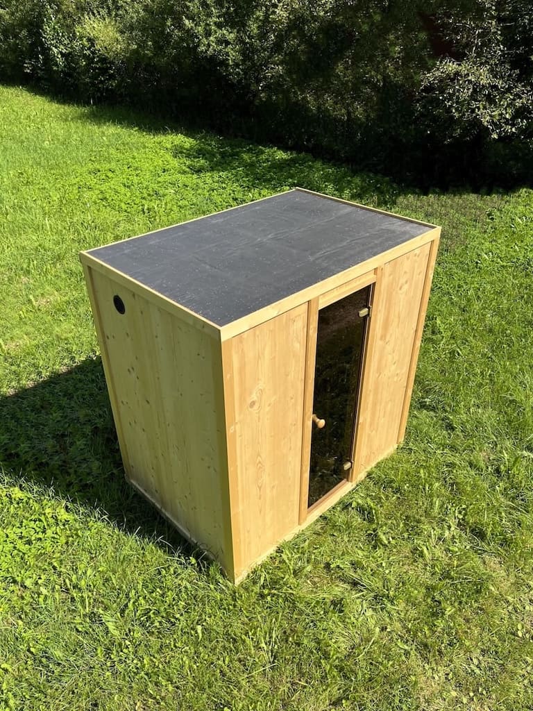Modus Outdoor Sauna 3-4 Person with Harvia Cilindro PC70 Heater and Stones - Kit - Image 20