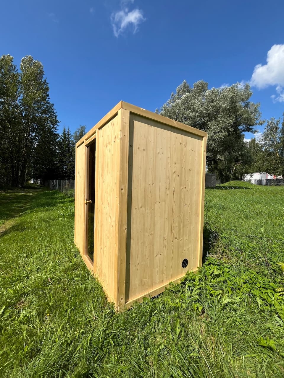 Modus Outdoor Sauna 3-4 Person with Harvia Cilindro PC70 Heater and Stones - Kit - Image 21