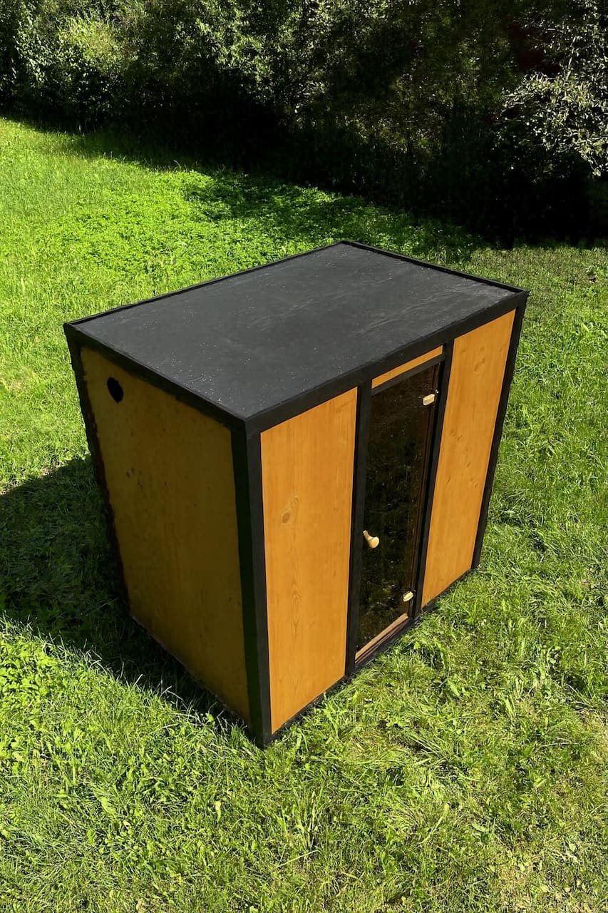 Modus Outdoor Sauna 3-4 Person with Harvia Cilindro PC70 Heater and Stones - Kit - Image 26