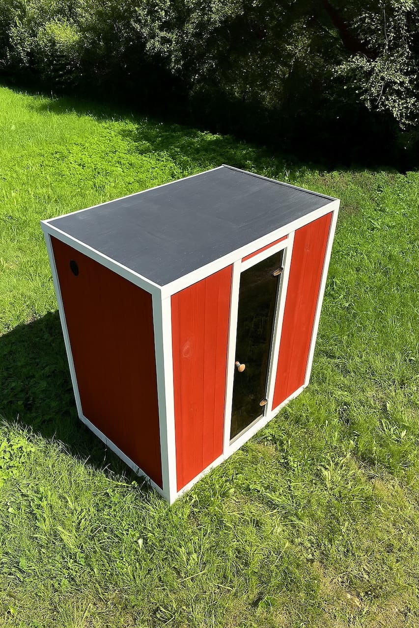 Modus Outdoor Sauna 3-4 Person with Harvia Cilindro PC70 Heater and Stones - Kit - Image 27