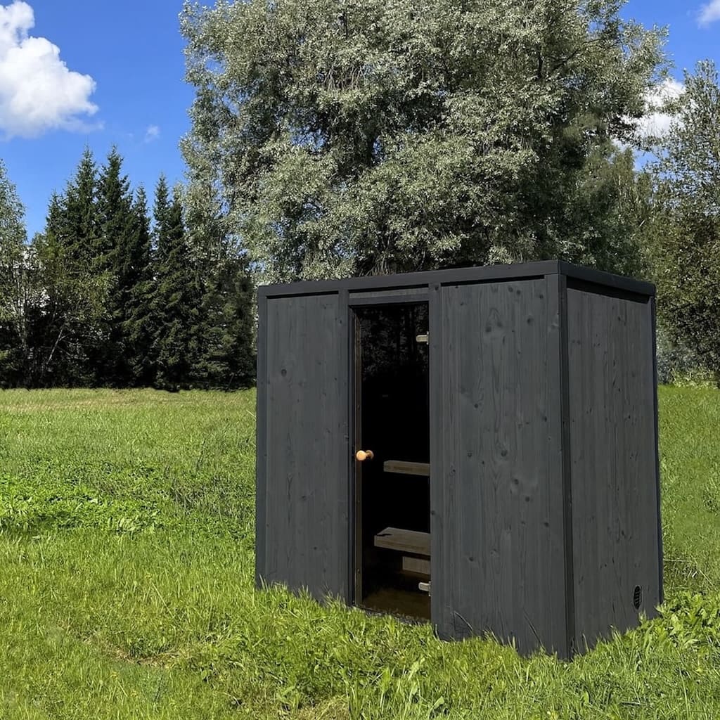 Modus Outdoor Sauna 3-4 Person with Harvia Cilindro PC70 Heater and Stones - Kit - Image 30