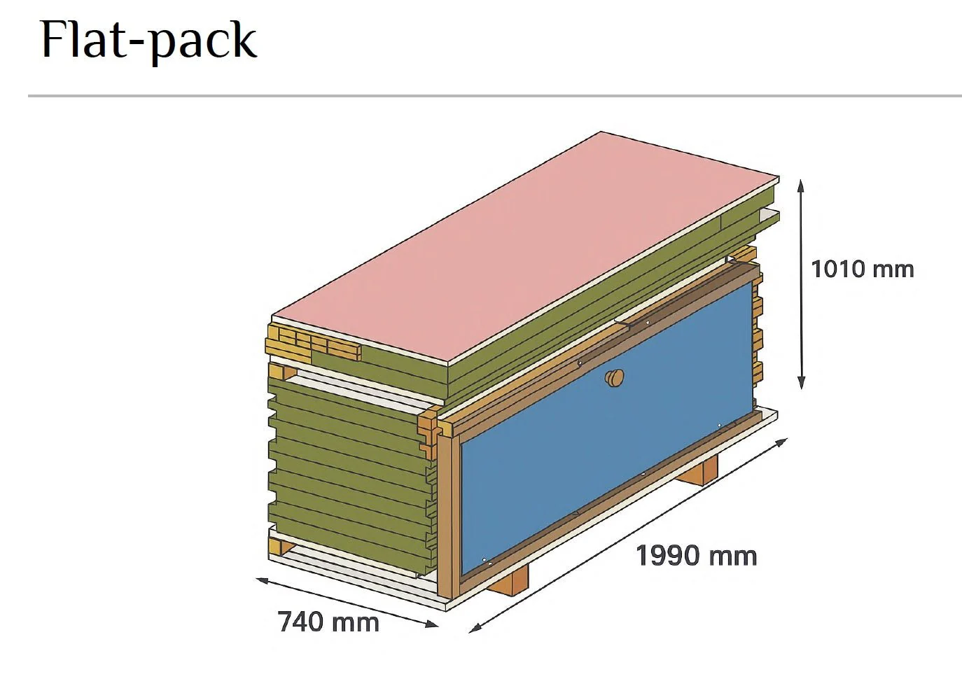 Modus Outdoor Sauna 3-4 Person with Harvia Cilindro PC70 Heater and Stones - Kit - Image 35