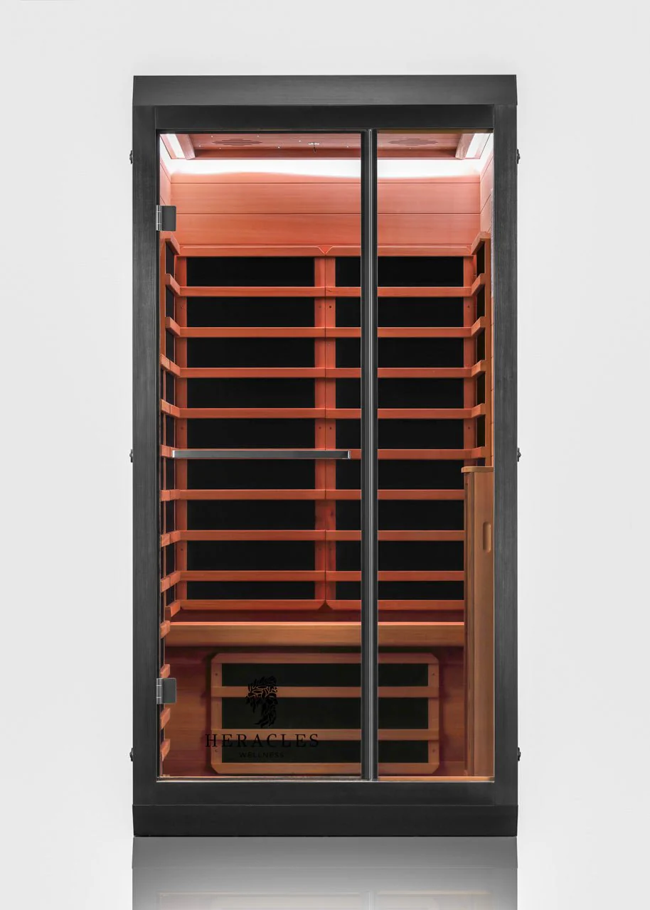 Noir Infrared Sauna with Red Light Therapy 1-2 Person - Image 10
