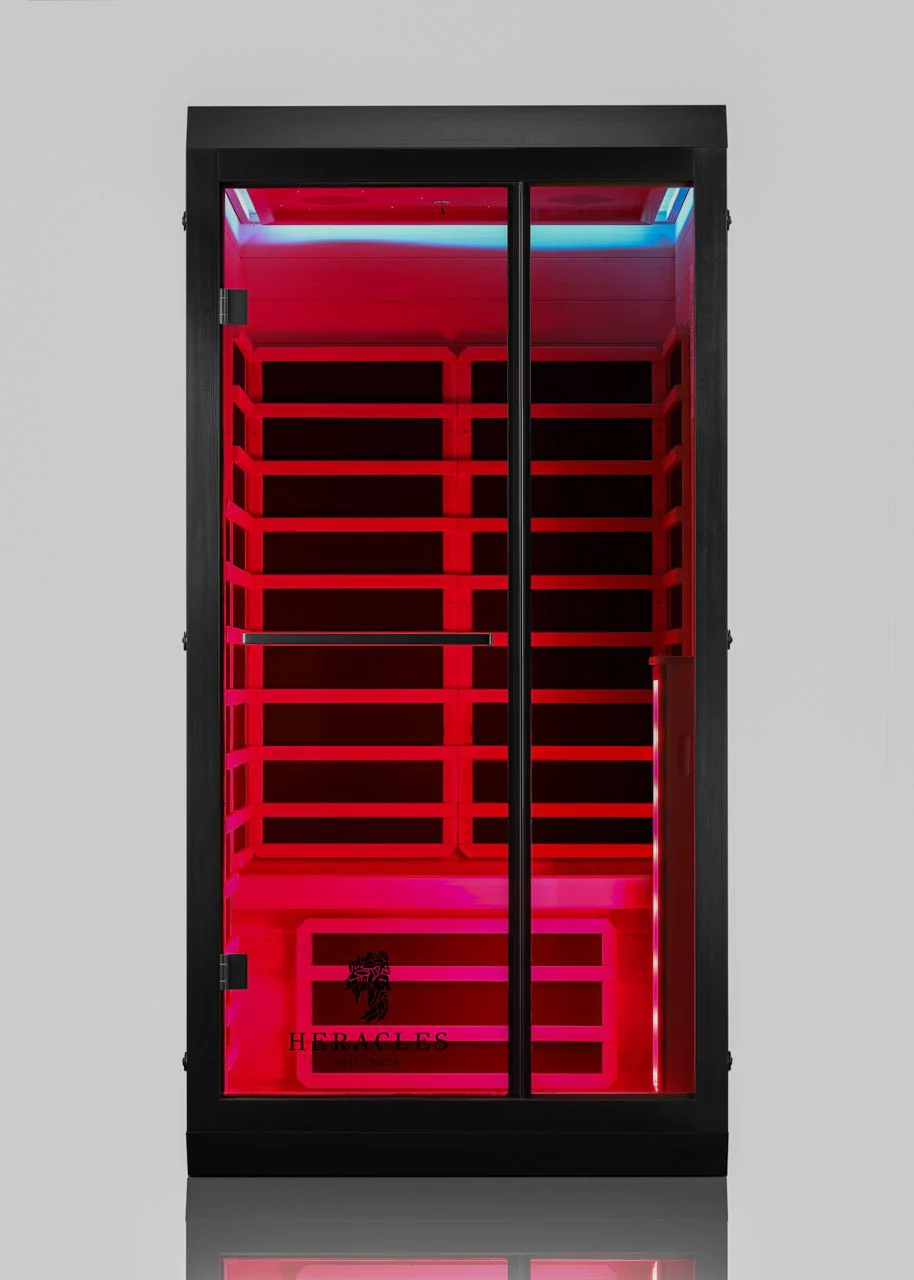 Noir Infrared Sauna with Red Light Therapy 1-2 Person - Image 13