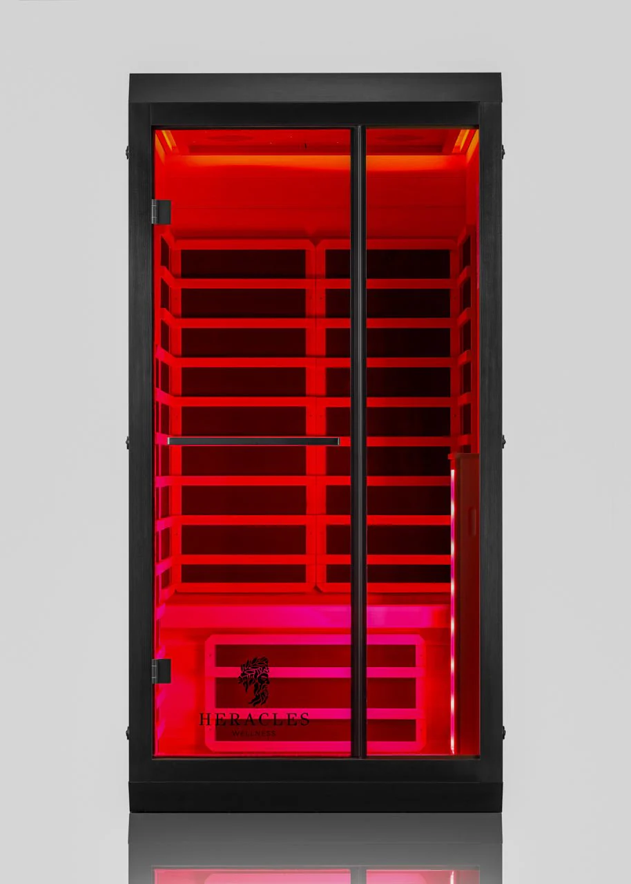 Noir Infrared Sauna with Red Light Therapy 1-2 Person - Image 14