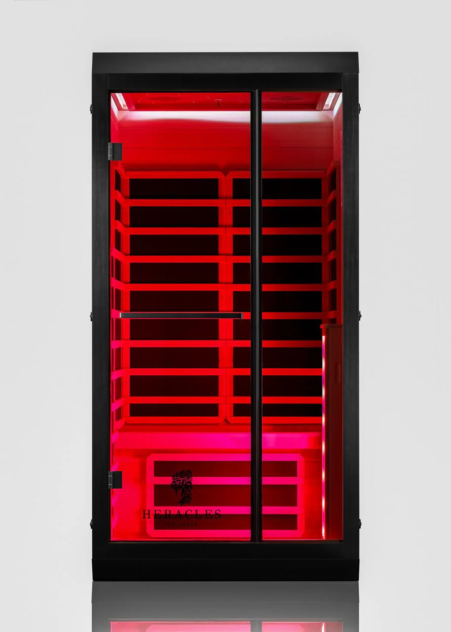 Noir Infrared Sauna with Red Light Therapy 1-2 Person - Image 15