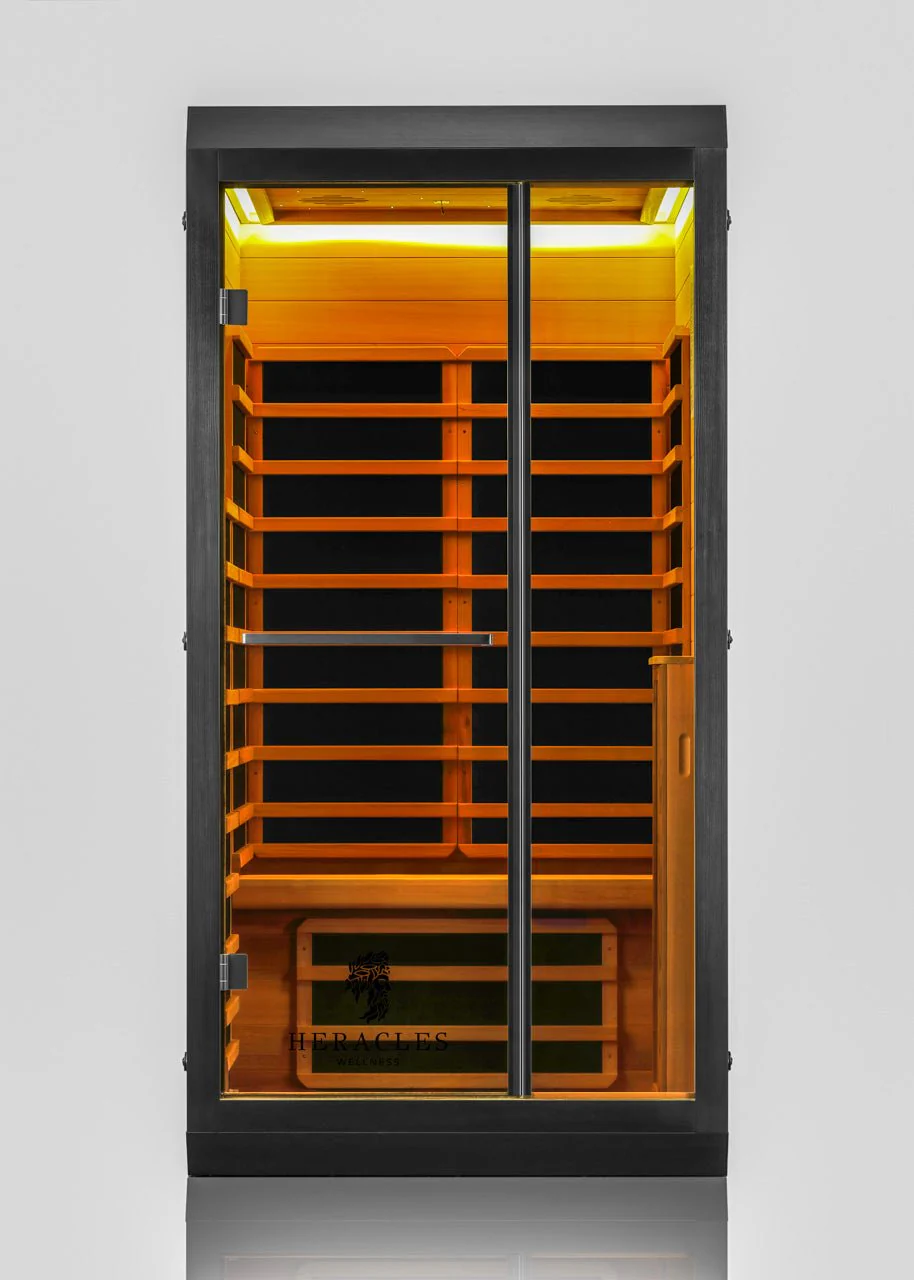 Noir Infrared Sauna with Red Light Therapy 1-2 Person - Image 17