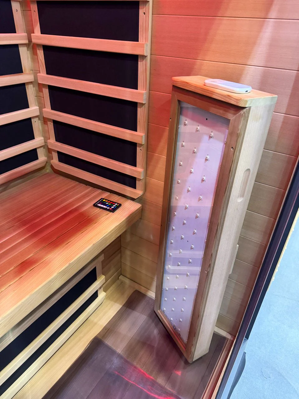 Noir Infrared Sauna with Red Light Therapy 1-2 Person - Image 20