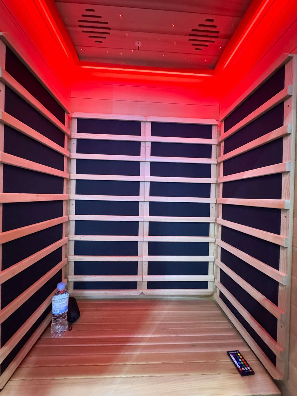 Noir Infrared Sauna with Red Light Therapy 1-2 Person - Image 21