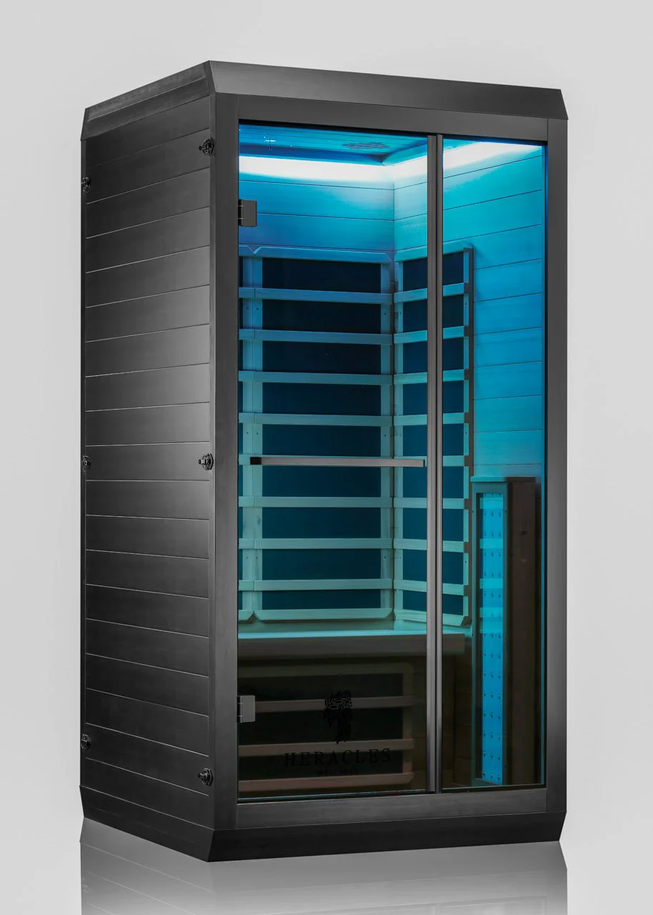 Noir Infrared Sauna with Red Light Therapy 1-2 Person - Image 4