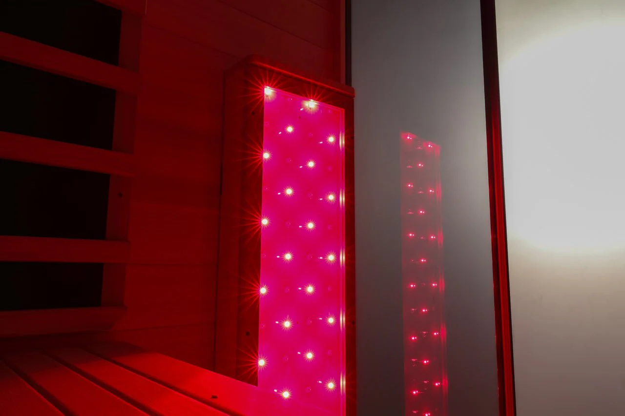 Noir Infrared Sauna with Red Light Therapy 1-2 Person - Image 7