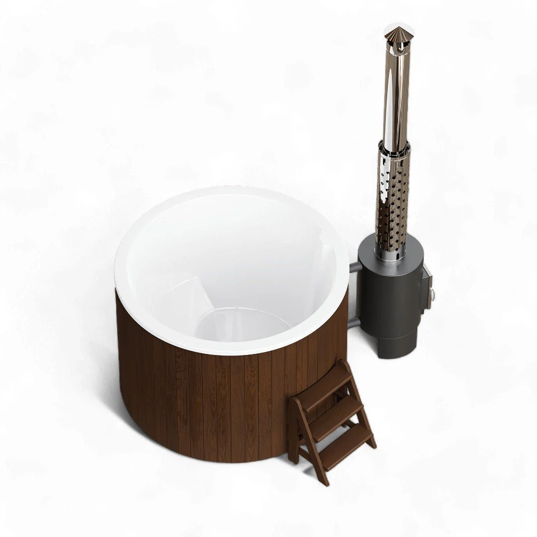 Polar Spa Comfort 160 Wood Fired Hot Tub with 40kW Stove (2-4 Person) - Image 8