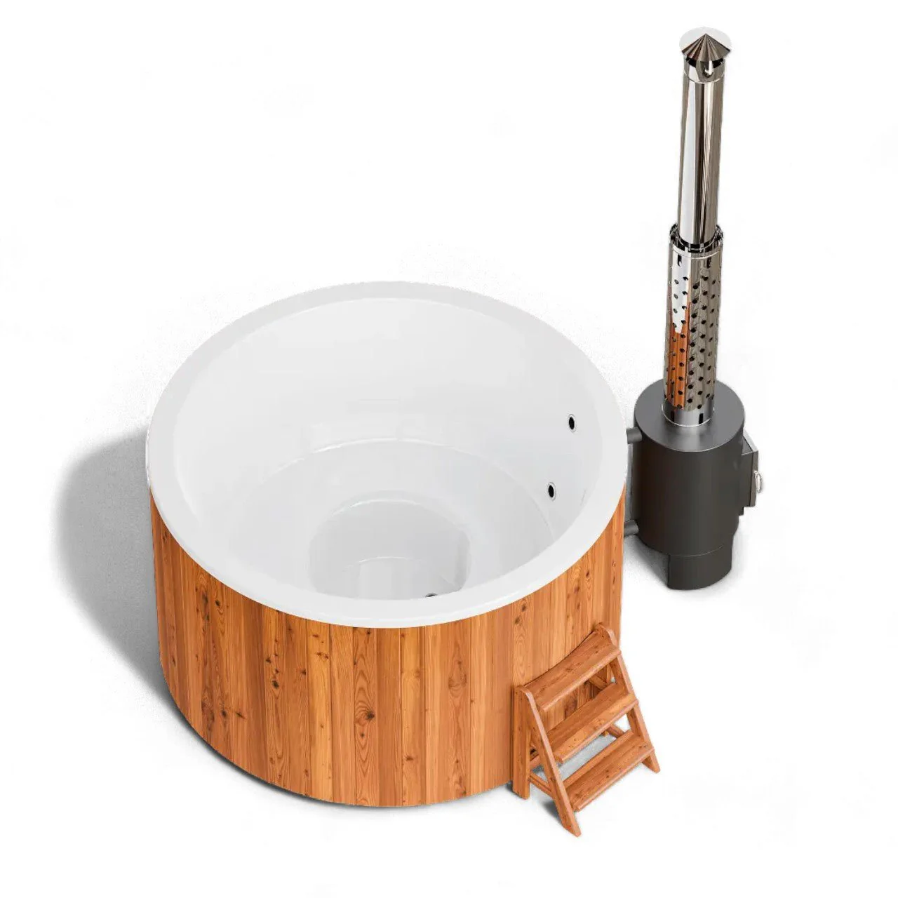Polar Spa Comfort 195 Wood Fired Hot Tub with 40kW Stove (4-6 Person) - Image 6