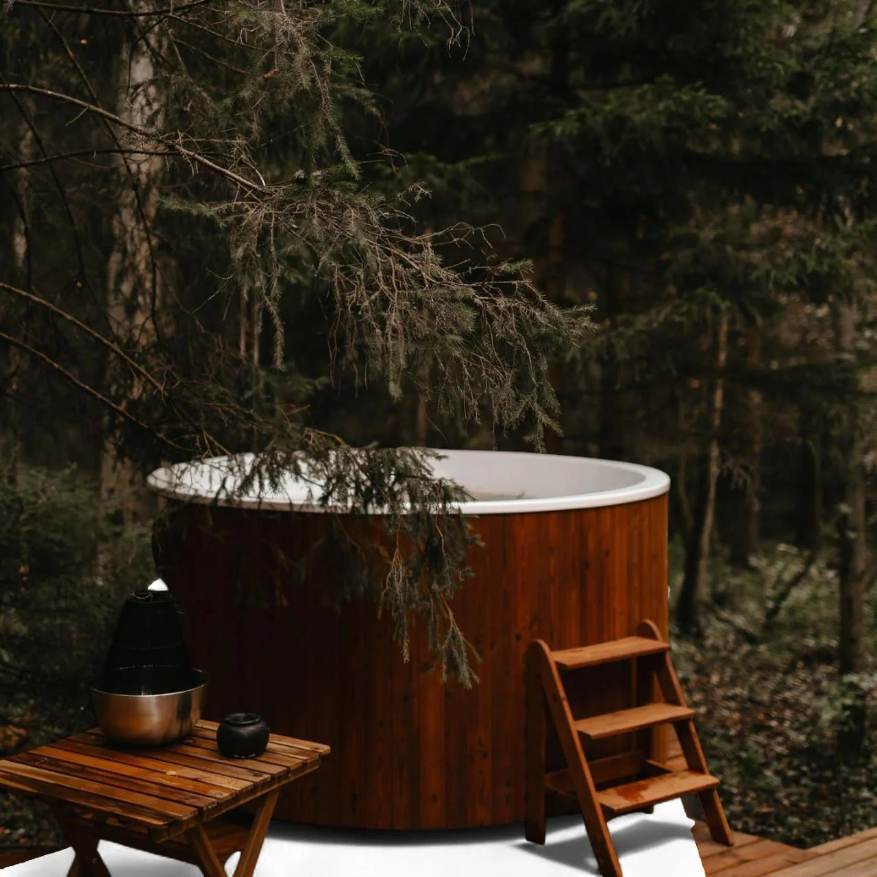 Polar Spa Comfort Family 220 Wood Fired Hot Tub with 40kW Stove (6-8 Person) - Image 10