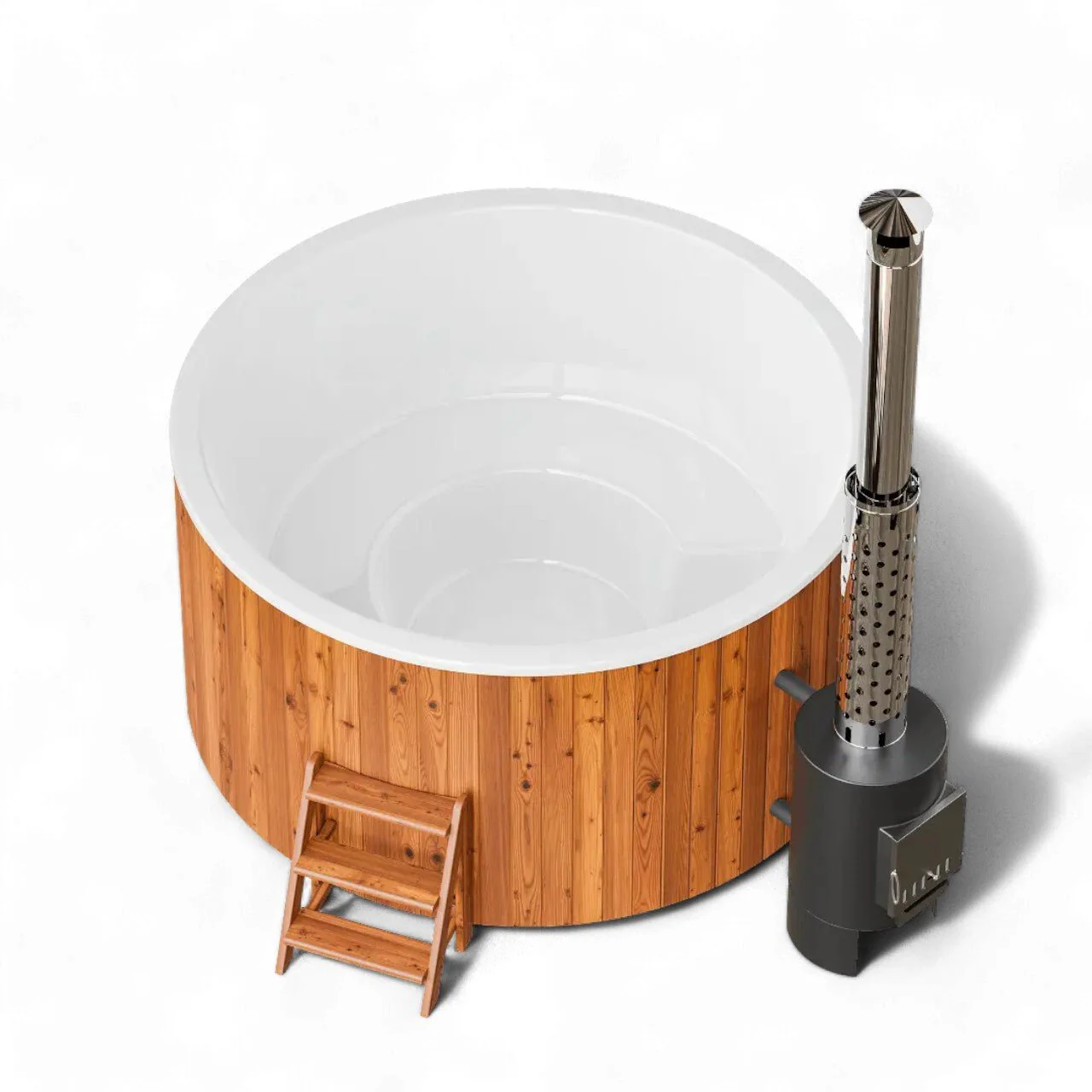 Polar Spa Comfort Family 220 Wood Fired Hot Tub with 40kW Stove (6-8 Person) - Image 7