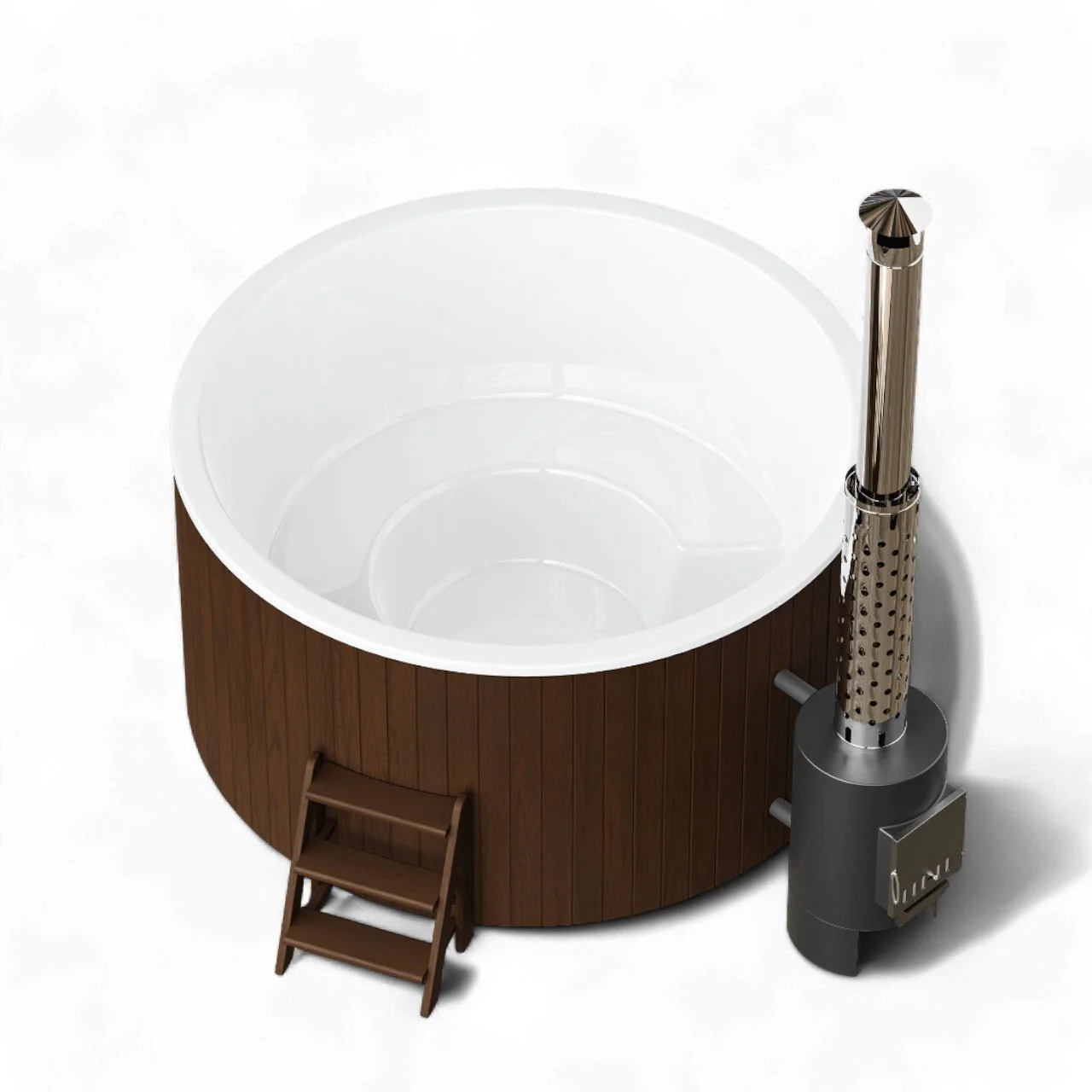 Polar Spa Comfort Family 220 Wood Fired Hot Tub with 40kW Stove (6-8 Person) - Image 8