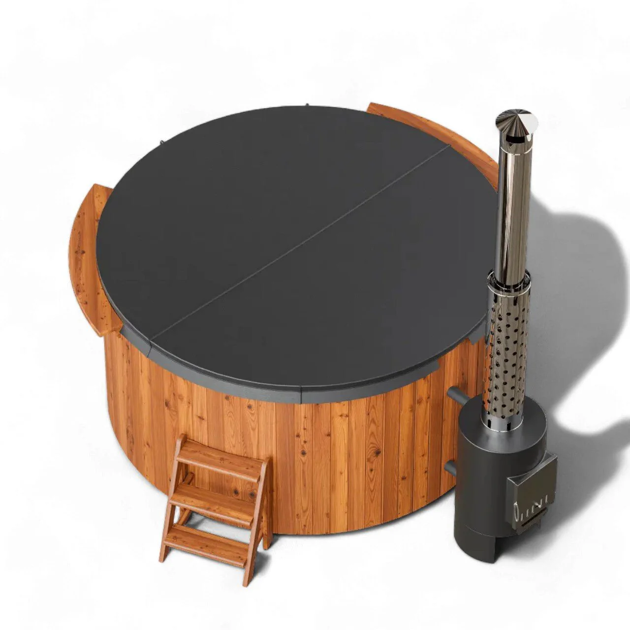 Polar Spa Comfort Family 220 Wood Fired Hot Tub with 40kW Stove (6-8 Person) - Image 9