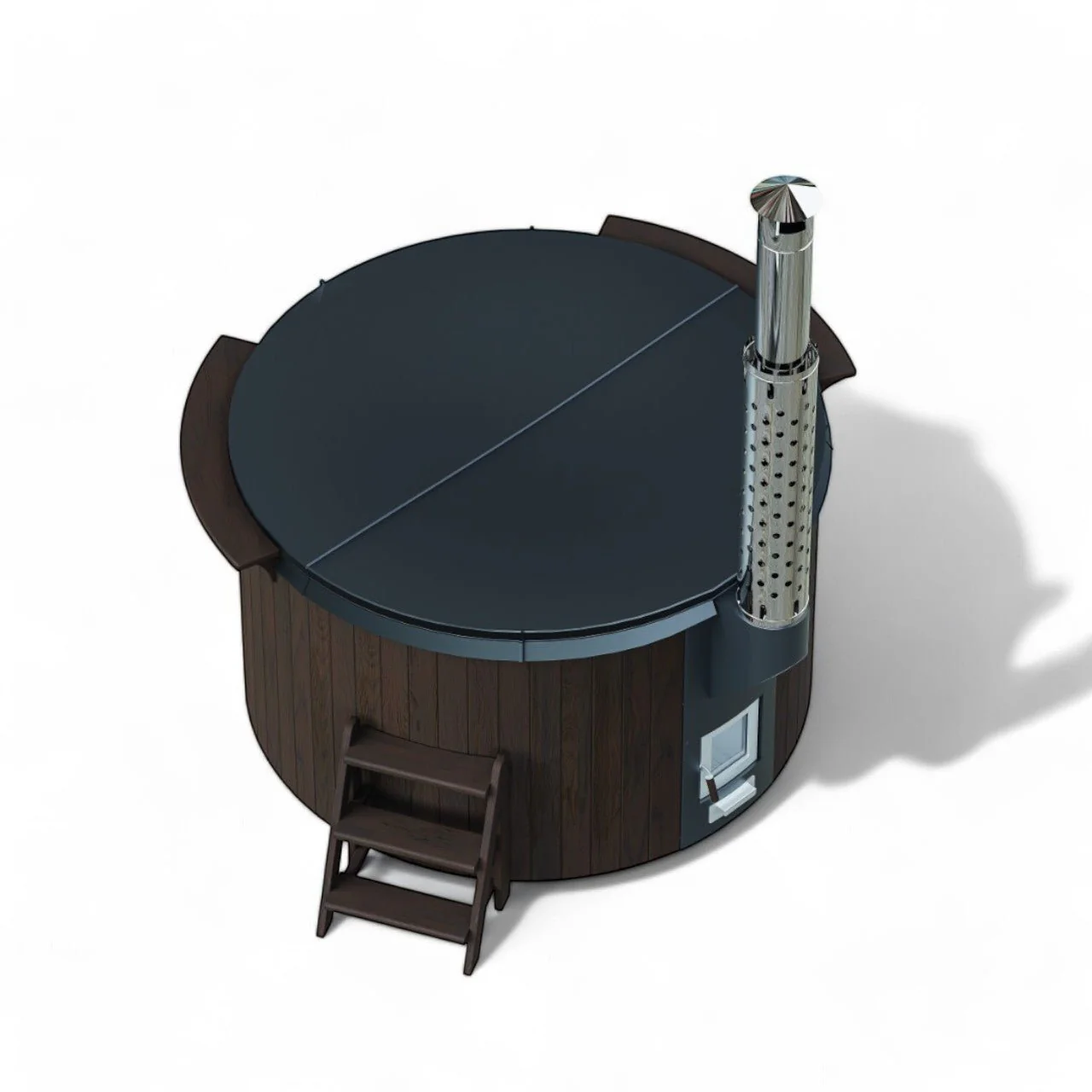 Polar Spa Elite 180 Wood Fired Hot Tub with 35kW Stove (2-4 Person) - Image 10