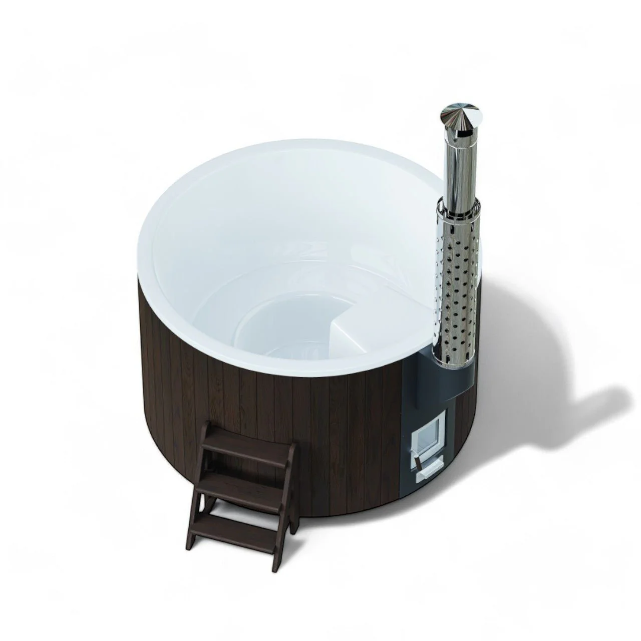 Polar Spa Elite 180 Wood Fired Hot Tub with 35kW Stove (2-4 Person) - Image 11