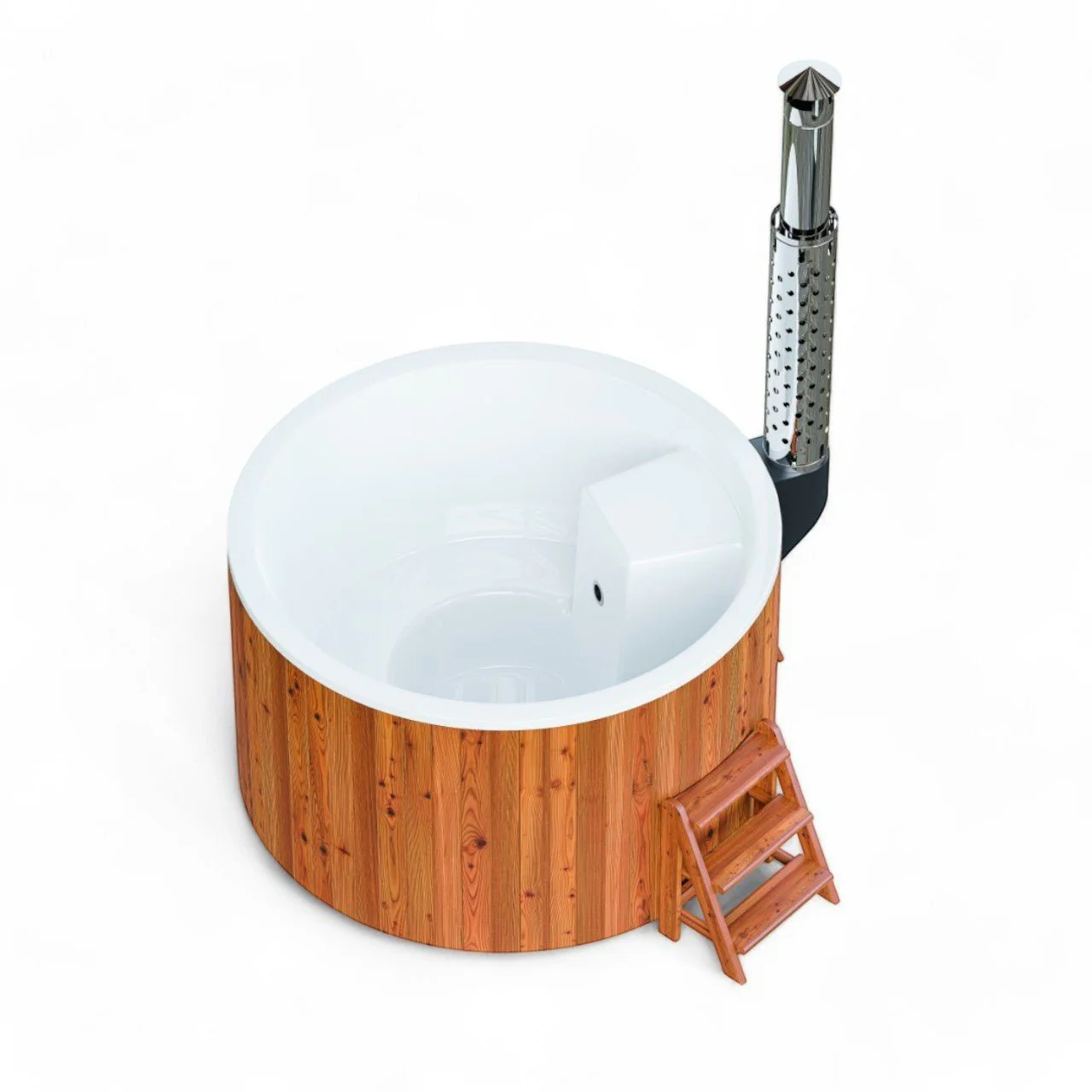 Polar Spa Elite 180 Wood Fired Hot Tub with 35kW Stove (2-4 Person) - Image 7