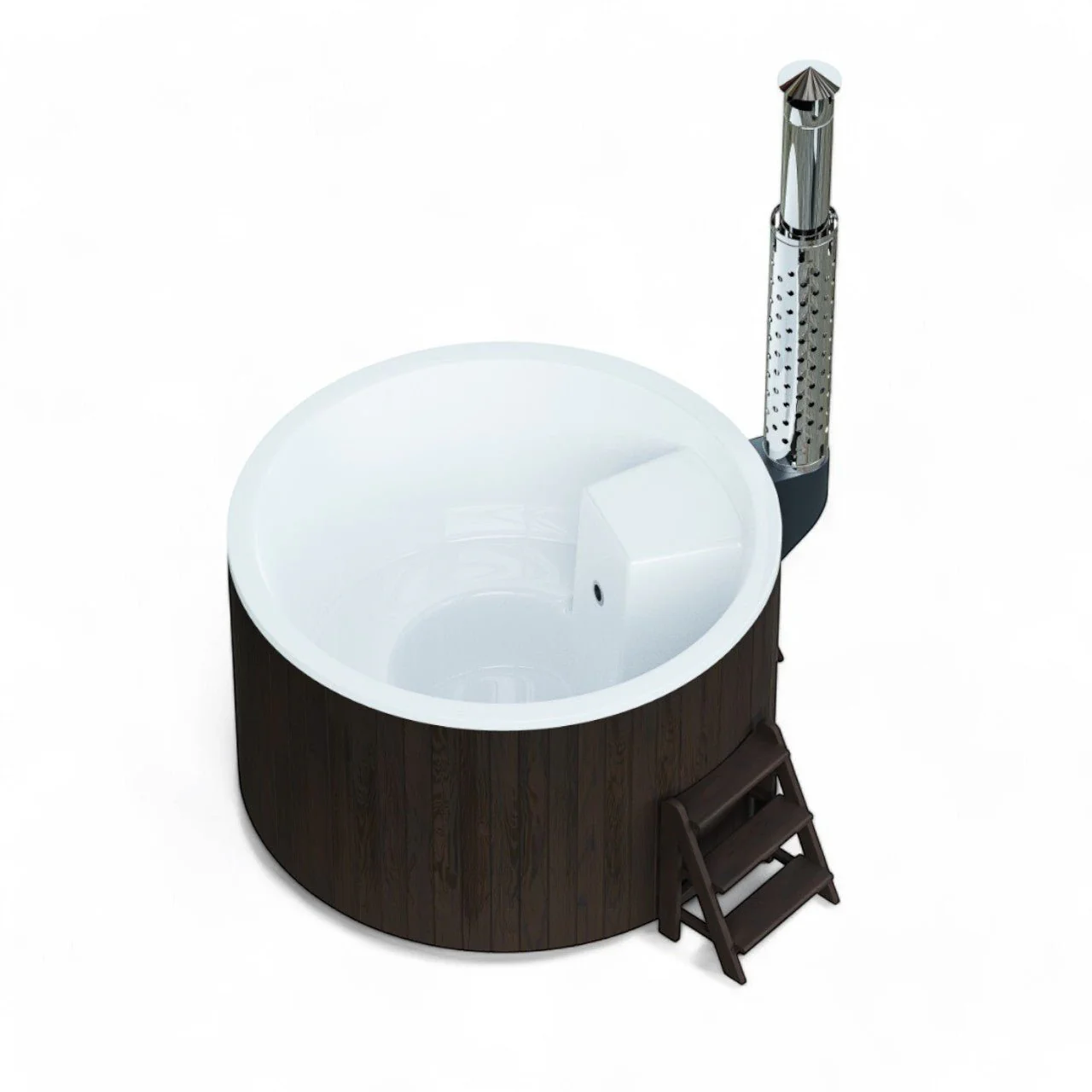 Polar Spa Elite 180 Wood Fired Hot Tub with 35kW Stove (2-4 Person) - Image 8