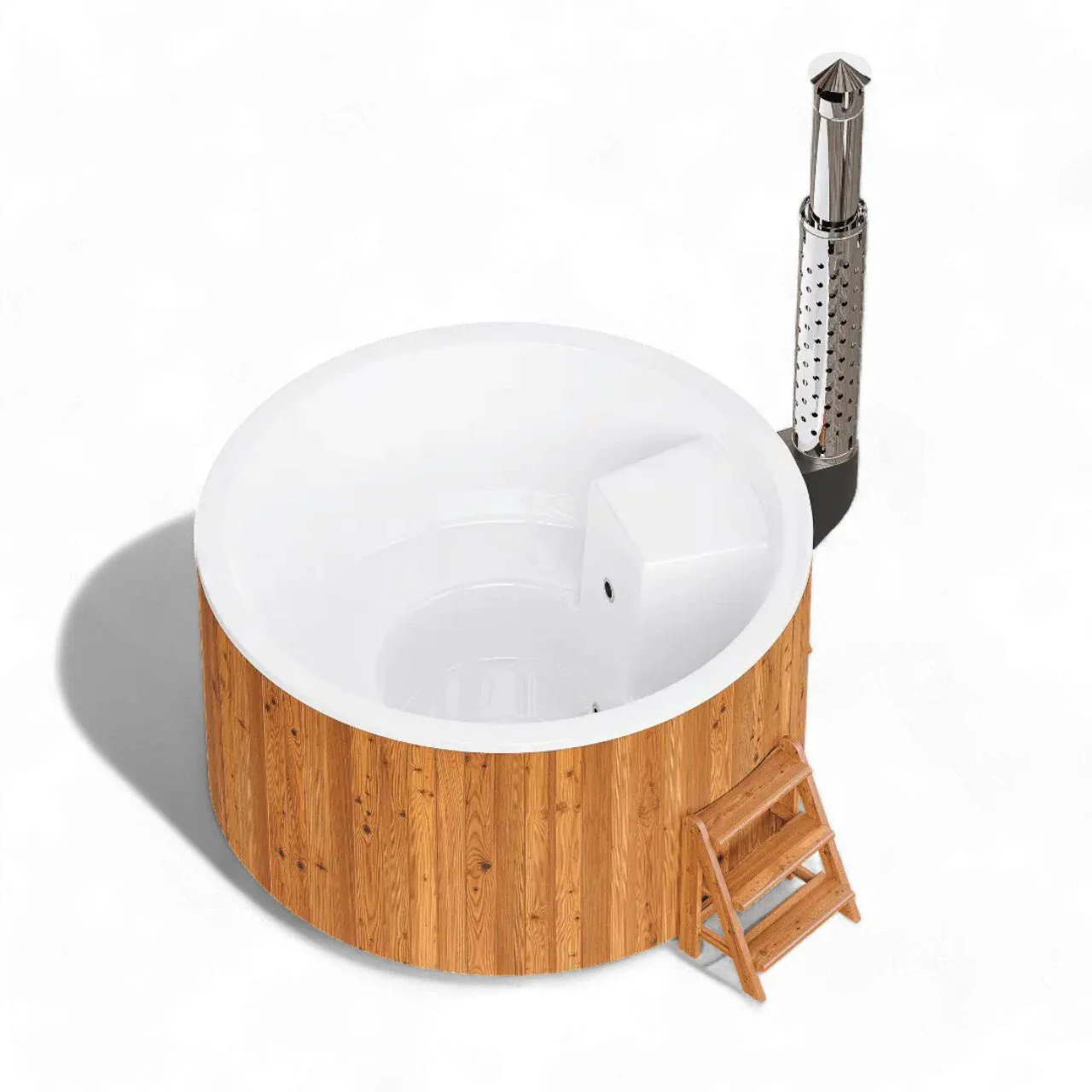Polar Spa Elite 200 Wood Fired Hot Tub with 35kW Stove (4-6 Person) - Image 3