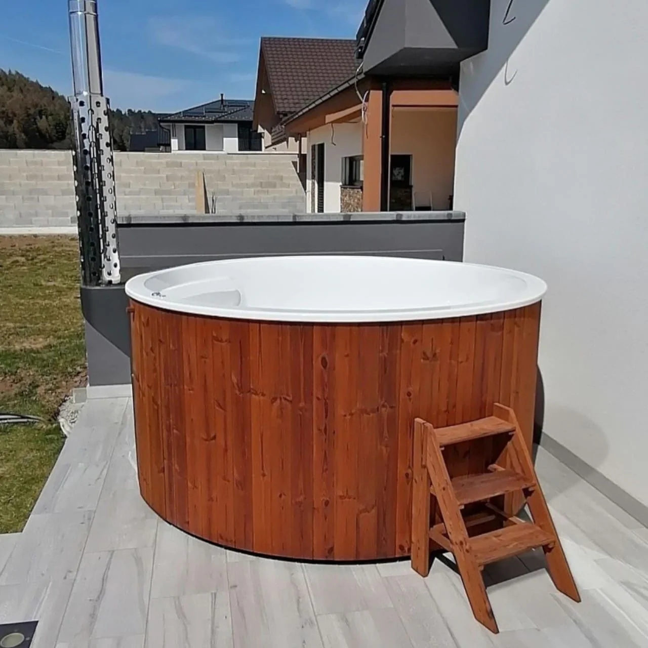 Polar Spa Elite 220 Wood Fired Hot Tub with 35kW Stove (6-8 Person) - Image 14