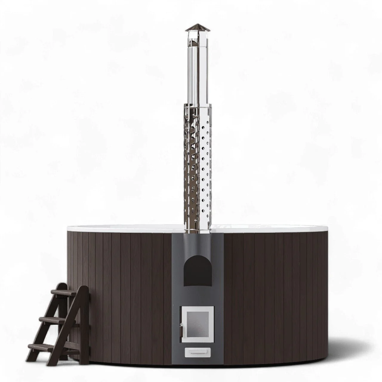 Polar Spa Elite 220 Wood Fired Hot Tub with 35kW Stove (6-8 Person) - Image 6
