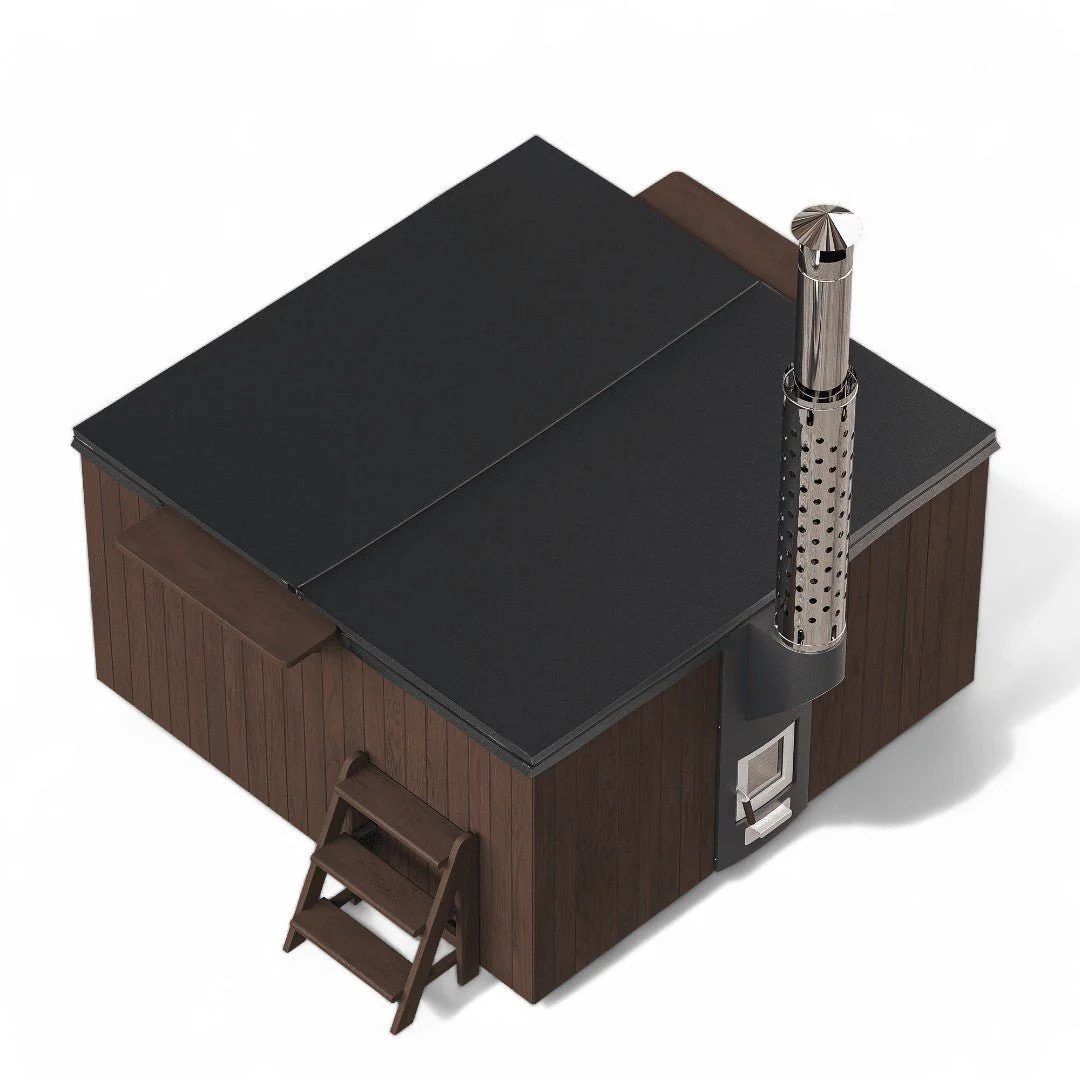 Polar Spa Elite Quattro 200 Wood Fired Hot Tub with 35kW Stove (6-8 Person) - Image 10