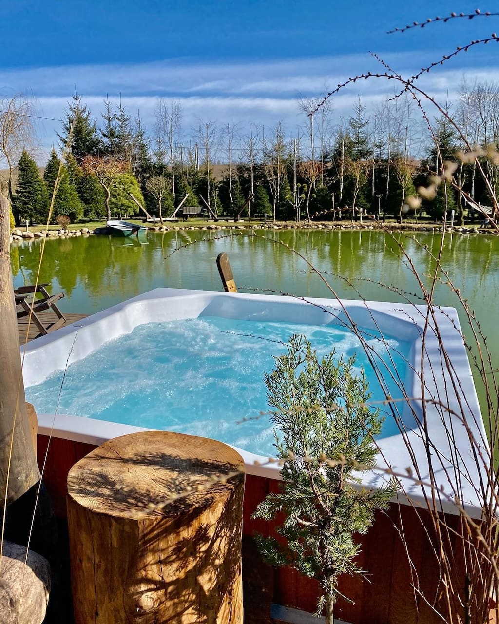 Polar Spa Elite Quattro 200 Wood Fired Hot Tub with 35kW Stove (6-8 Person) - Image 11