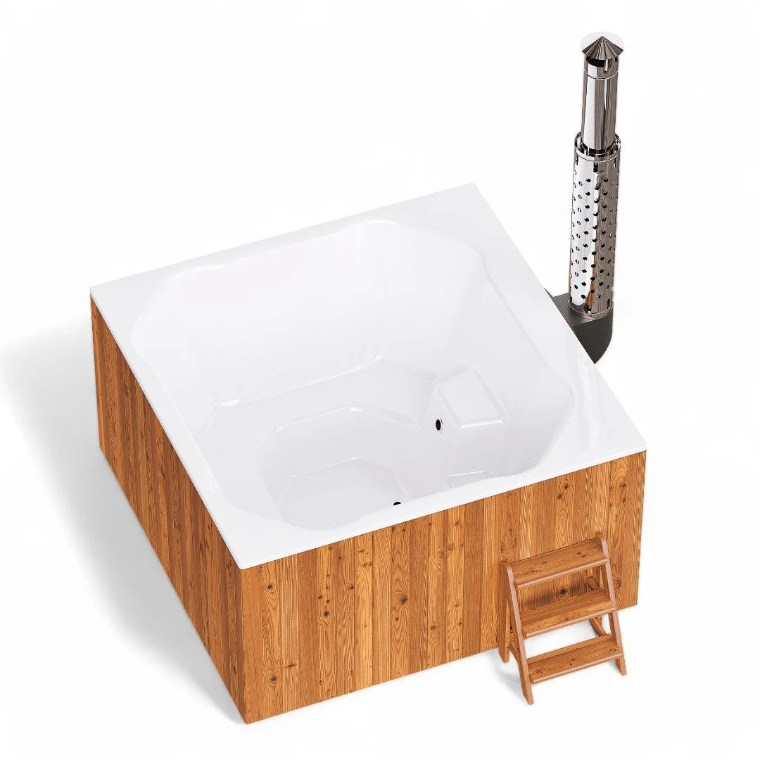 Polar Spa Elite Quattro 200 Wood Fired Hot Tub with 35kW Stove (6-8 Person) - Image 3
