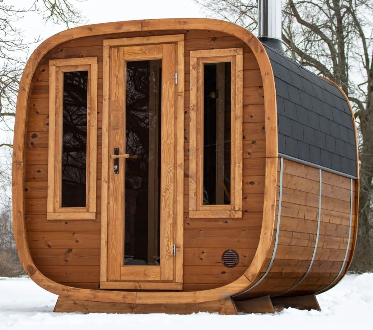 Leil® Dice Dual 4 Person Sauna with Changing Room - Image 13