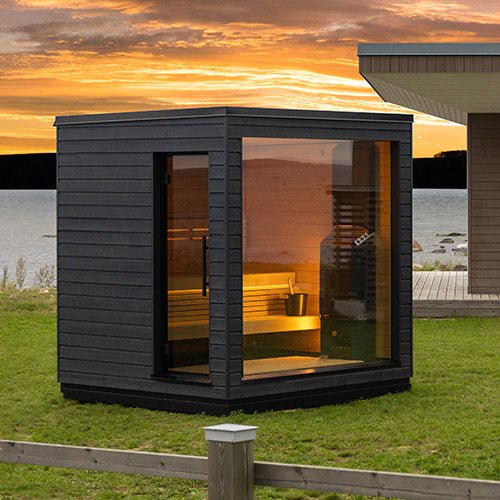 SaunaLife Model G6 Pre-Assembled Outdoor Home Sauna - Image 2