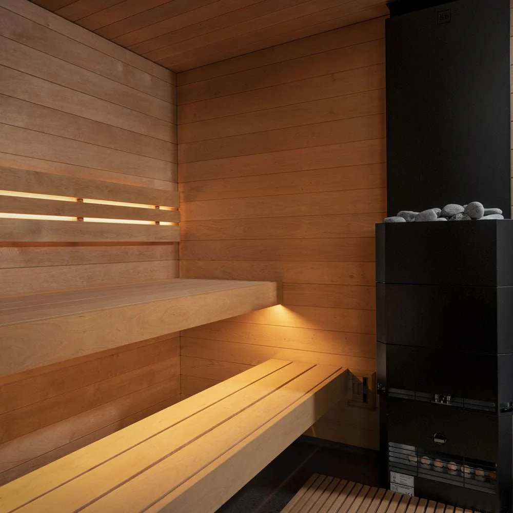 SaunaLife Model G6 Pre-Assembled Outdoor Home Sauna - Image 4