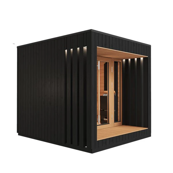 Saunum AirCube Terrace Outdoor Sauna 4 Seater - Image 2