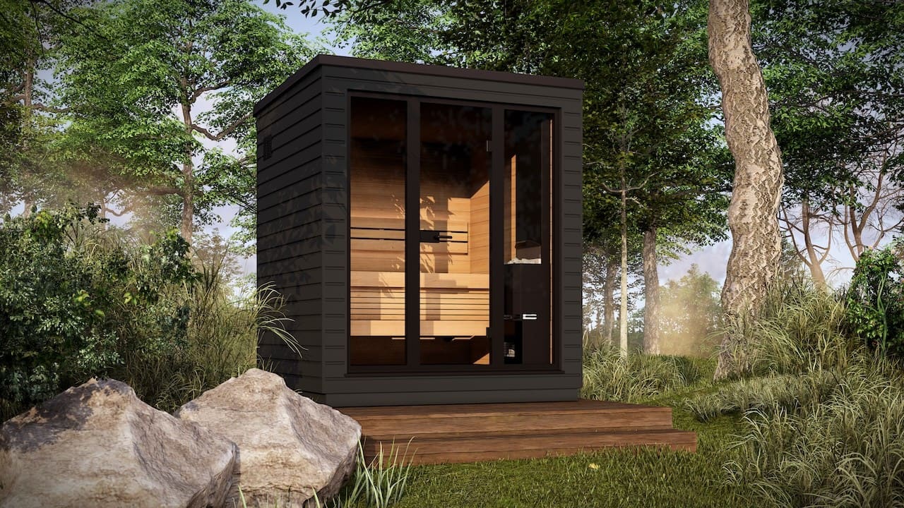 Saunum Classic Mini Outdoor Sauna 3 Seater - Image 13